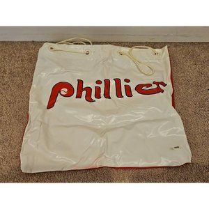 Vintage Philadelphia Phillies 1970s/1980s Vinyl Drawstring Bag MLB Baseball